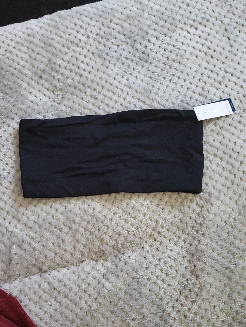 Nwt GapBody Black Bandeau Bralette XS